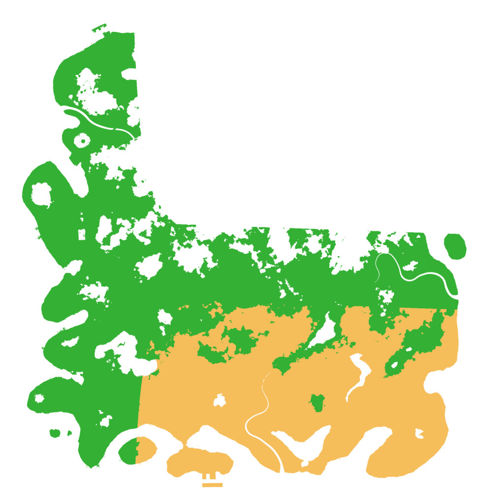 Biome Rust Map: Procedural Map, Size: 5000, Seed: 314159535