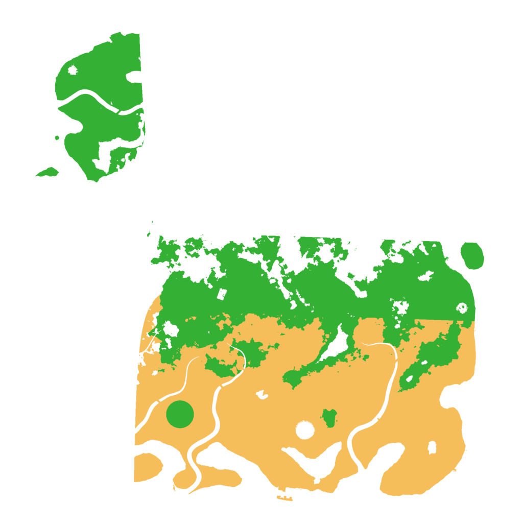 Biome Rust Map: Procedural Map, Size: 5000, Seed: 314159535