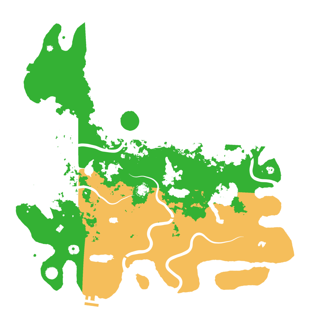 Biome Rust Map: Procedural Map, Size: 4500, Seed: 411589520