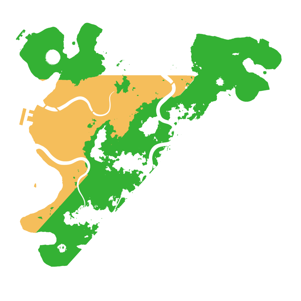 Biome Rust Map: Procedural Map, Size: 3600, Seed: 454