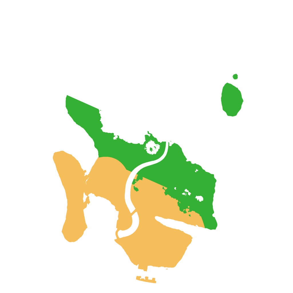 Biome Rust Map: Procedural Map, Size: 2200, Seed: 561817936