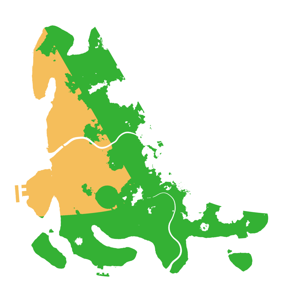 Biome Rust Map: Procedural Map, Size: 3500, Seed: 1314818420