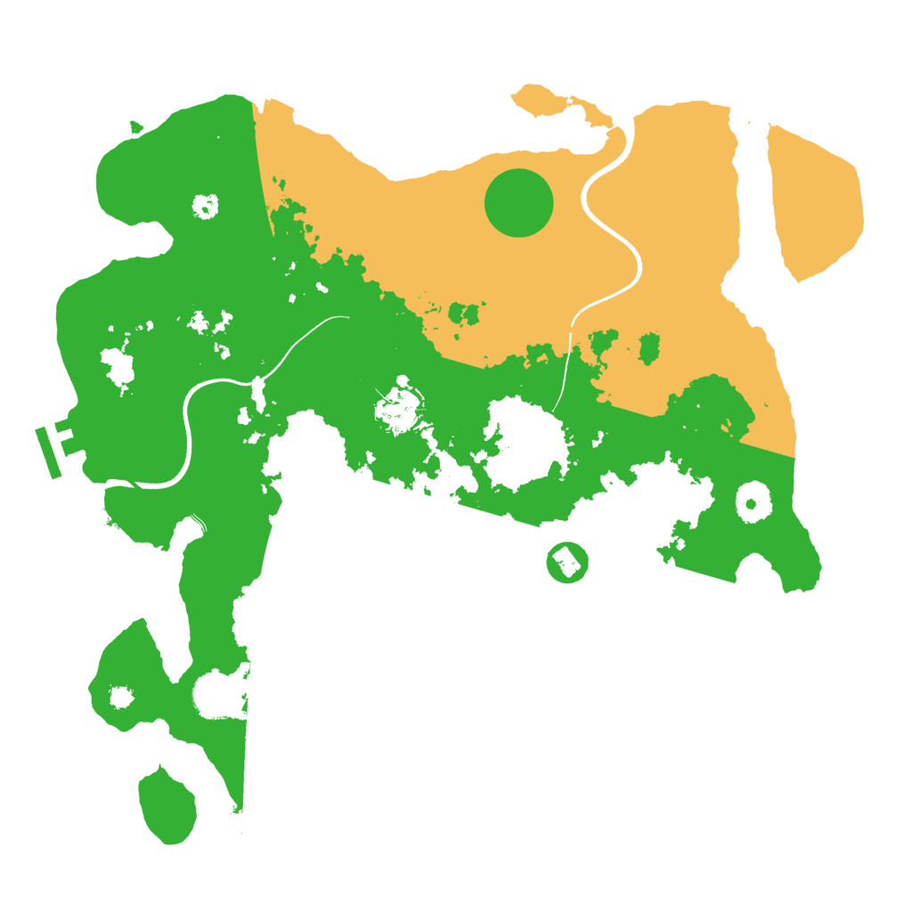 Biome Rust Map: Procedural Map, Size: 3500, Seed: 1077449839