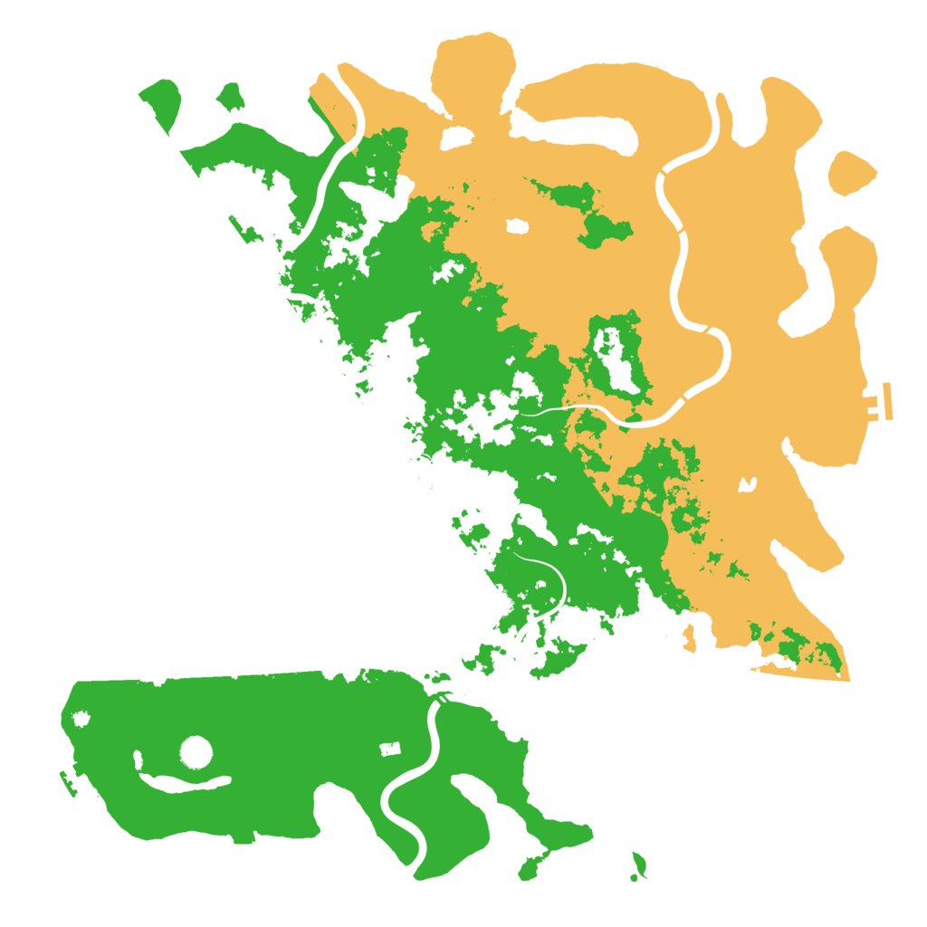 Biome Rust Map: Procedural Map, Size: 5000, Seed: 197328