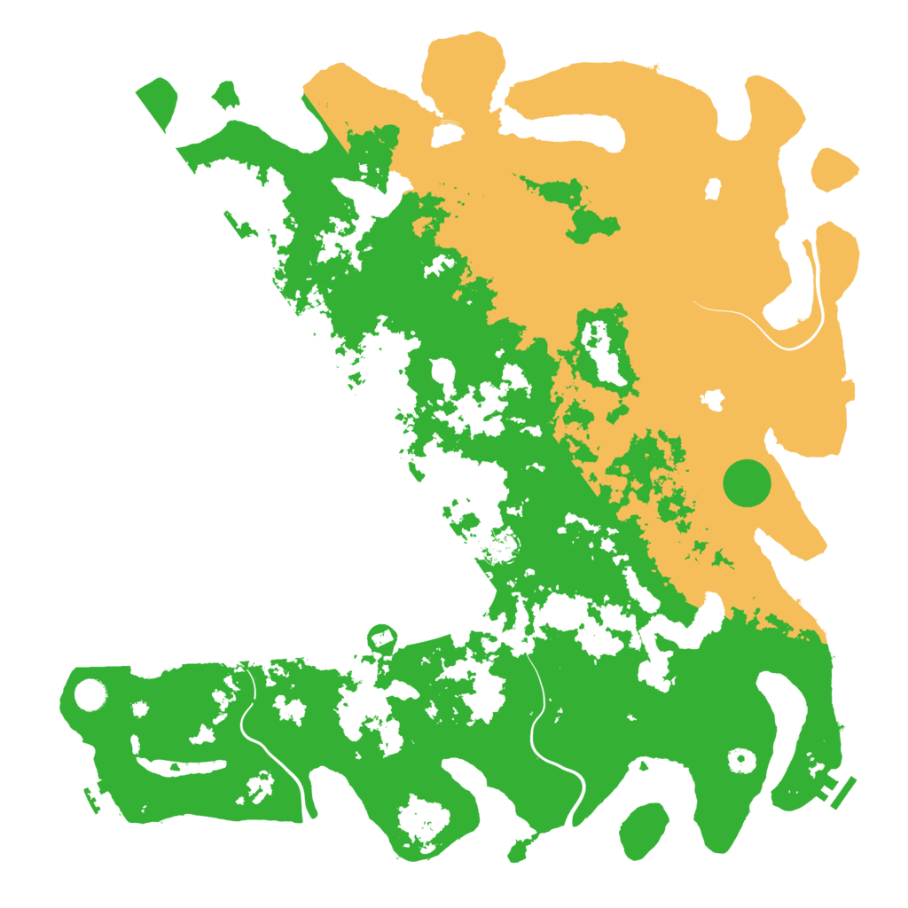 Biome Rust Map: Procedural Map, Size: 5000, Seed: 197328