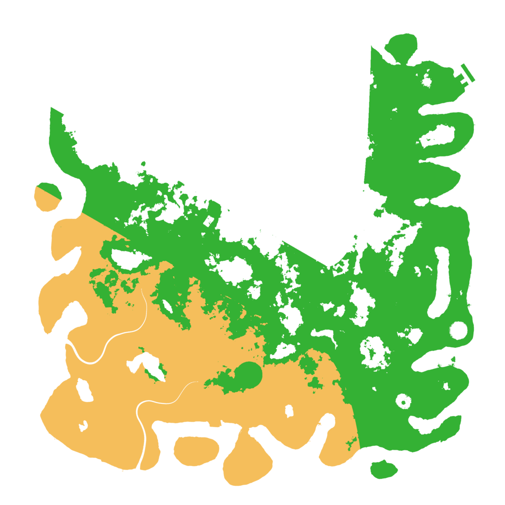 Biome Rust Map: Procedural Map, Size: 5000, Seed: 1745755234