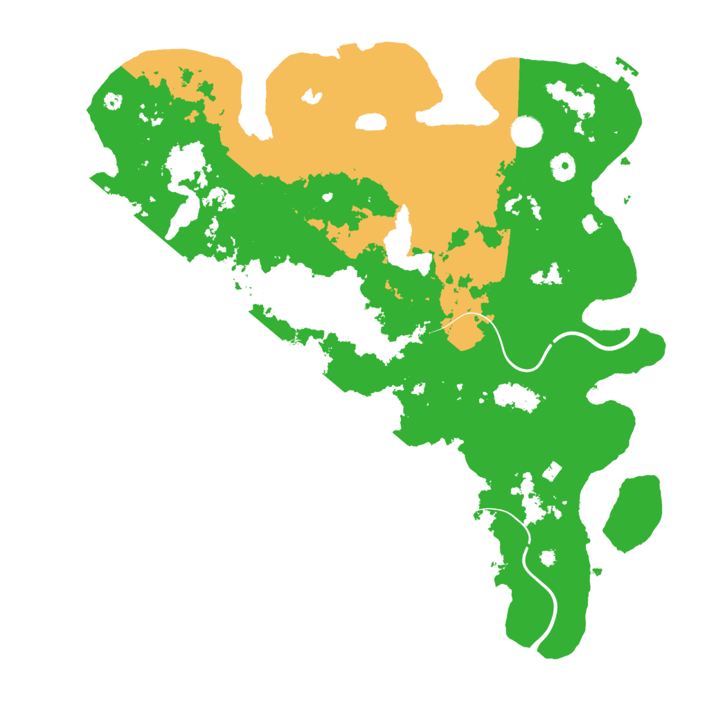 Biome Rust Map: Procedural Map, Size: 4000, Seed: 128534