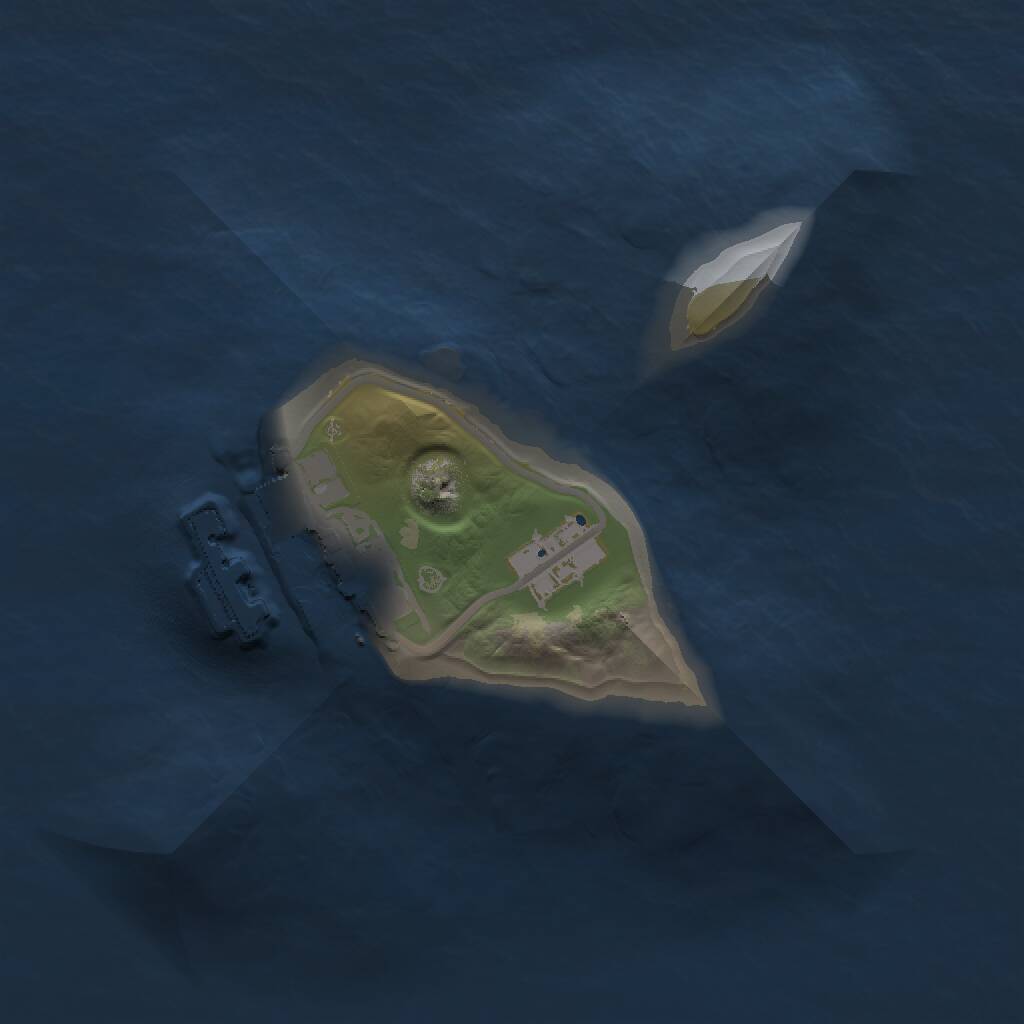 Rust Map: Procedural Map, Size: 1200, Seed: 693963297, 2 Monuments