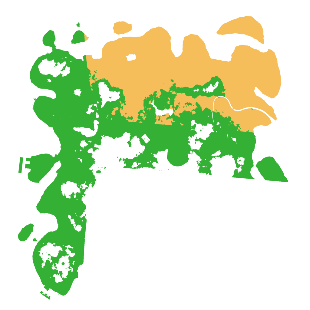 Biome Rust Map: Procedural Map, Size: 4000, Seed: 37509315