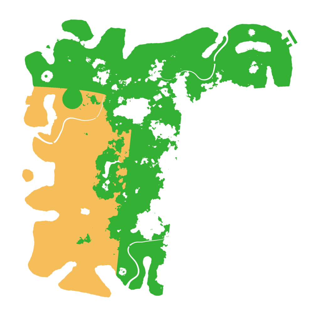 Biome Rust Map: Procedural Map, Size: 4250, Seed: 633904151