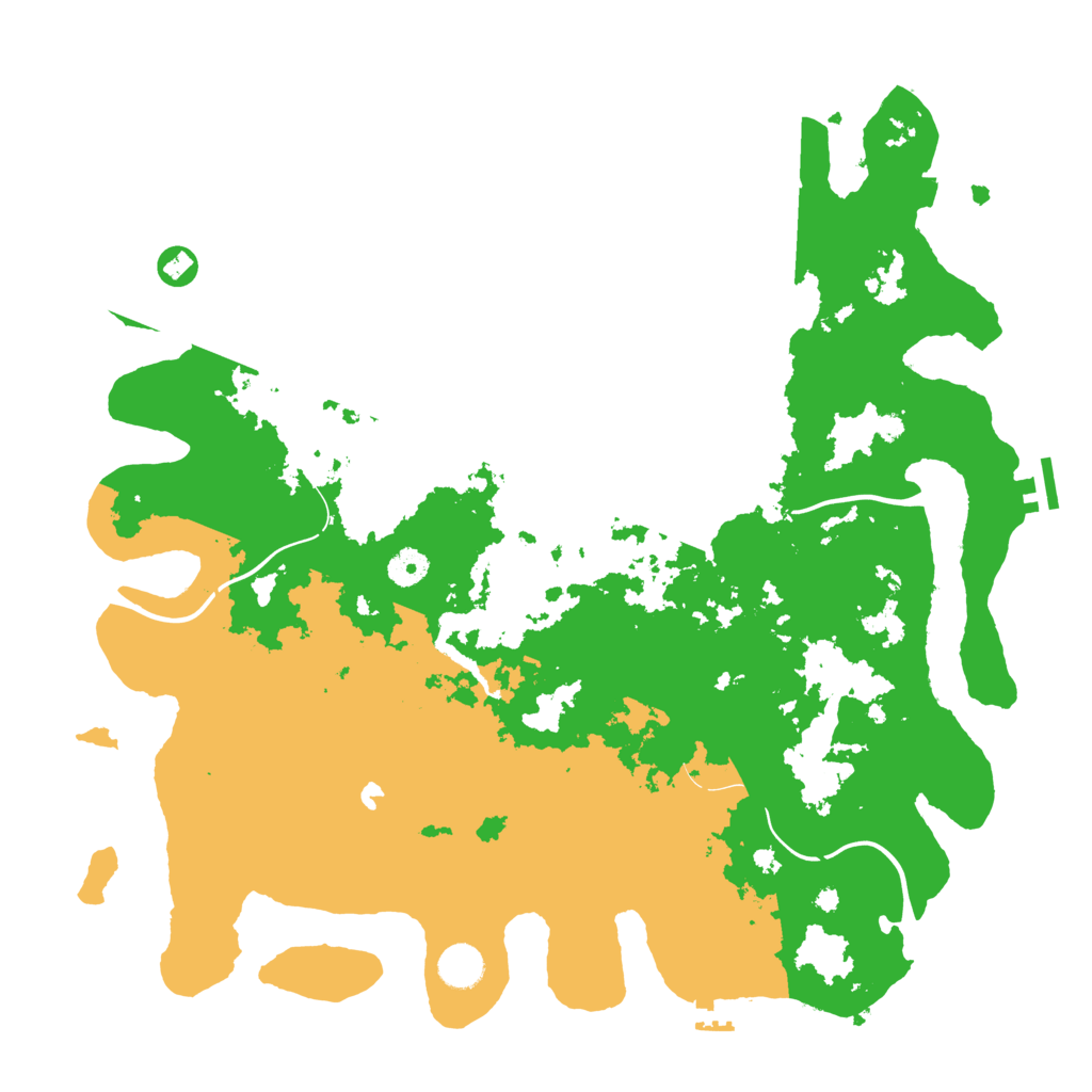 Biome Rust Map: Procedural Map, Size: 4250, Seed: 91756954