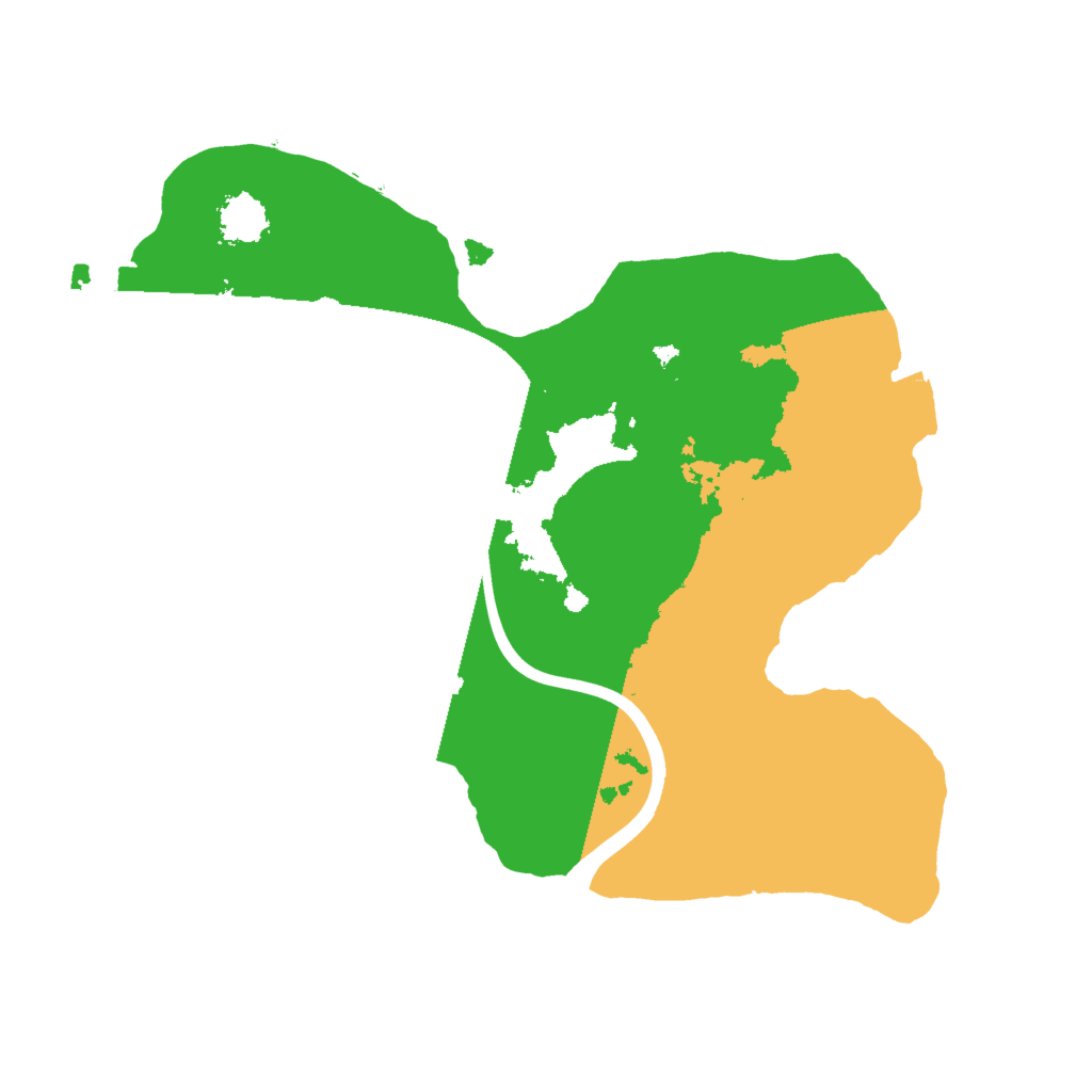 Biome Rust Map: Procedural Map, Size: 2000, Seed: 602225143