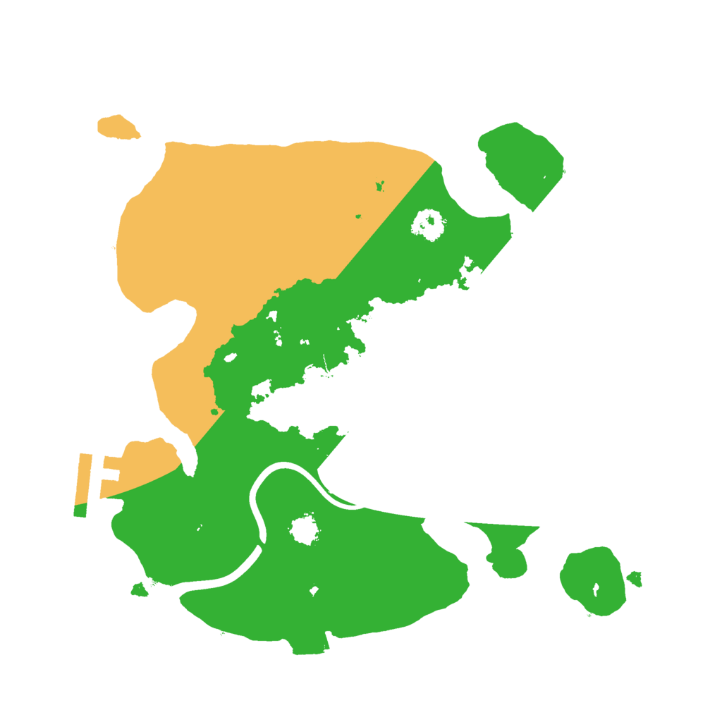 Biome Rust Map: Procedural Map, Size: 2300, Seed: 224596335