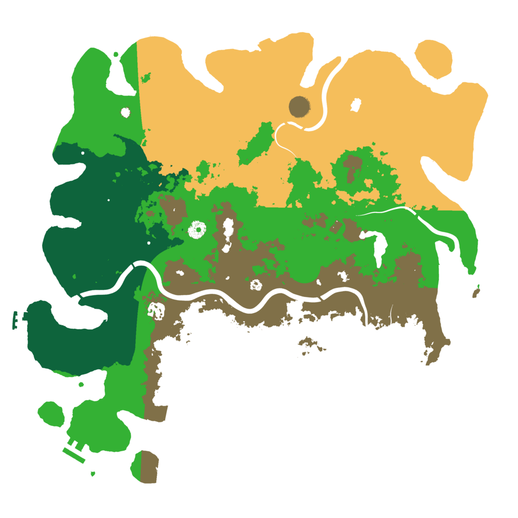 Biome Rust Map: Procedural Map, Size: 4300, Seed: 23704502