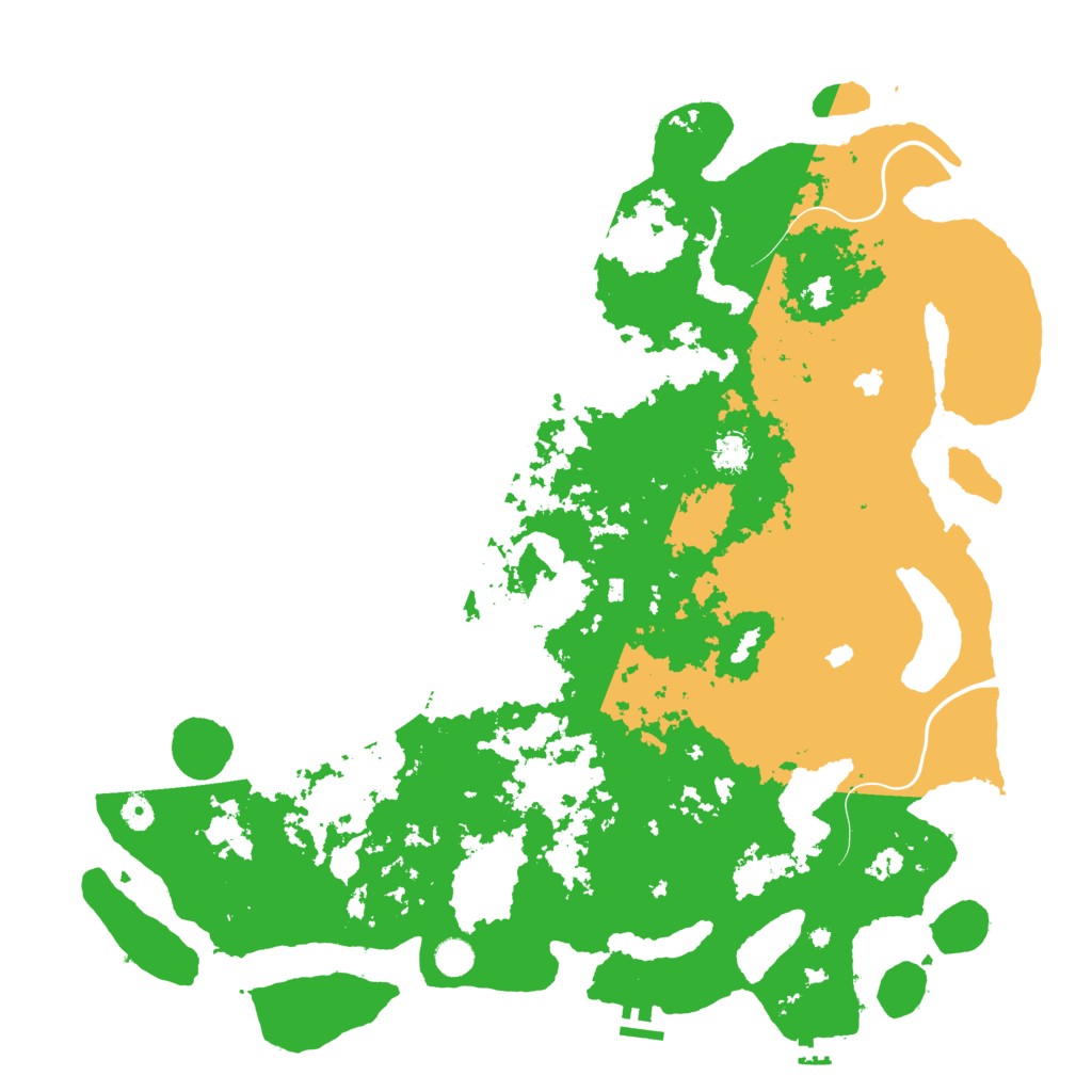 Biome Rust Map: Procedural Map, Size: 5000, Seed: 1899686096