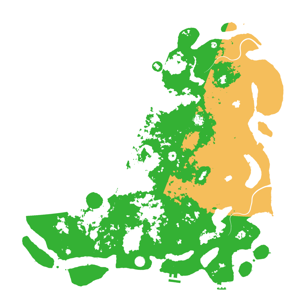 Biome Rust Map: Procedural Map, Size: 5000, Seed: 1899686096