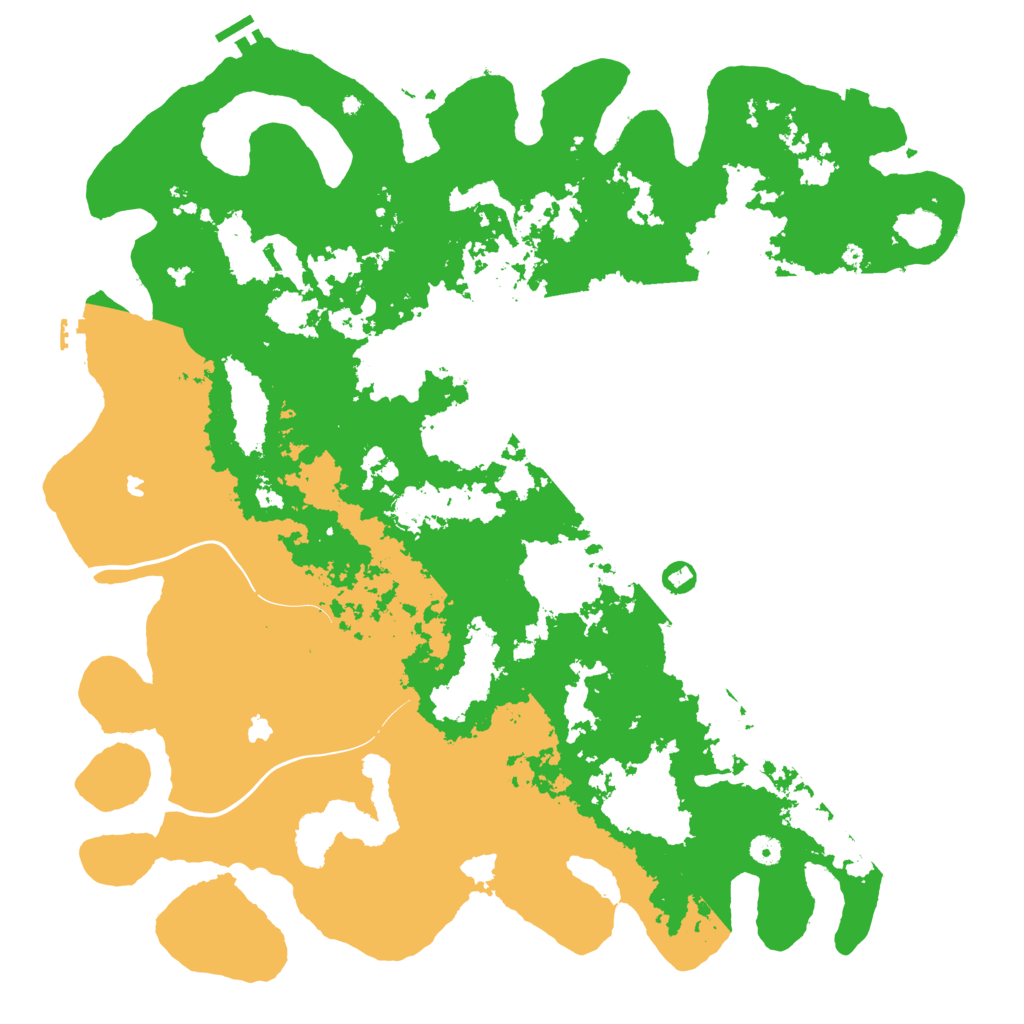 Biome Rust Map: Procedural Map, Size: 5000, Seed: 19801982