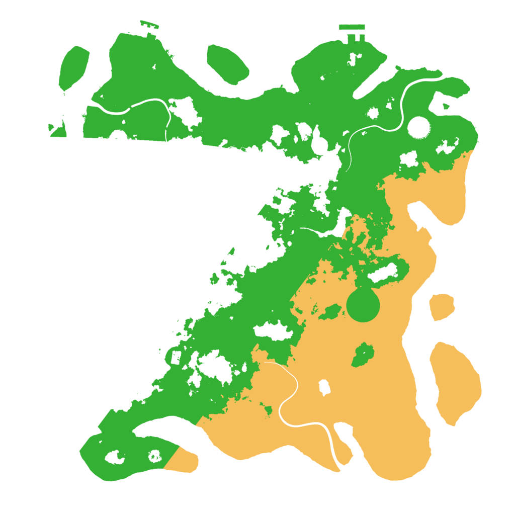 Biome Rust Map: Procedural Map, Size: 4050, Seed: 1569529160