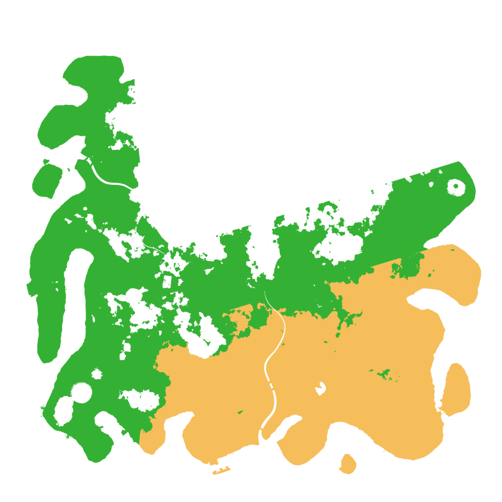 Biome Rust Map: Procedural Map, Size: 4250, Seed: 1843850374