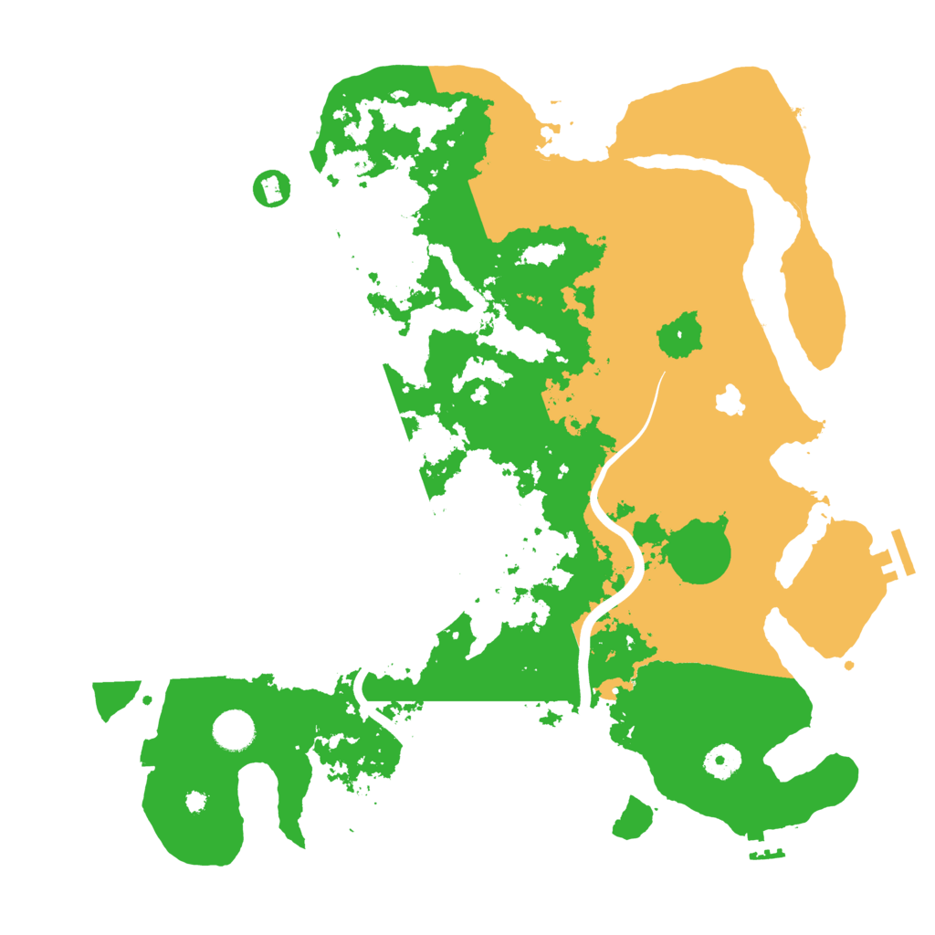Biome Rust Map: Procedural Map, Size: 4000, Seed: 20578644