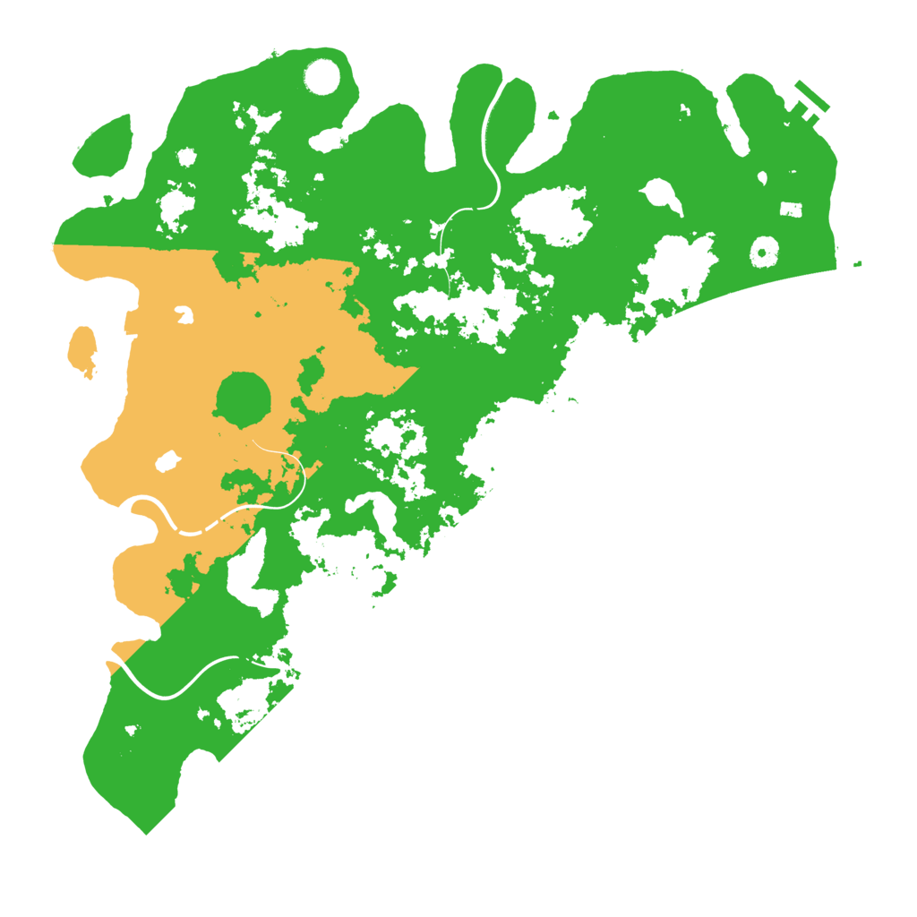 Biome Rust Map: Procedural Map, Size: 4500, Seed: 1125295352