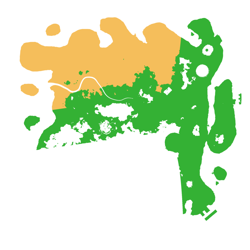 Biome Rust Map: Procedural Map, Size: 3500, Seed: 1454551818