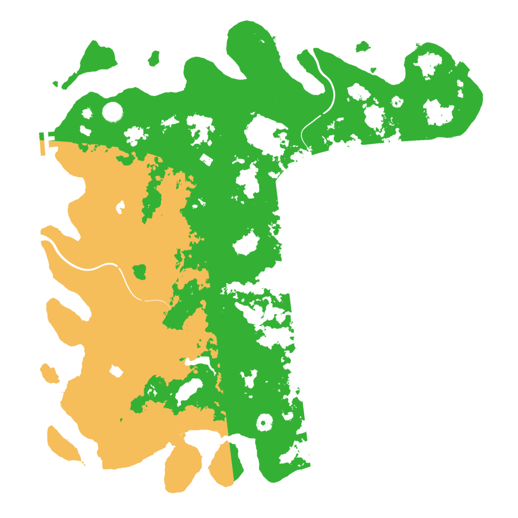 Biome Rust Map: Procedural Map, Size: 4500, Seed: 1061606902