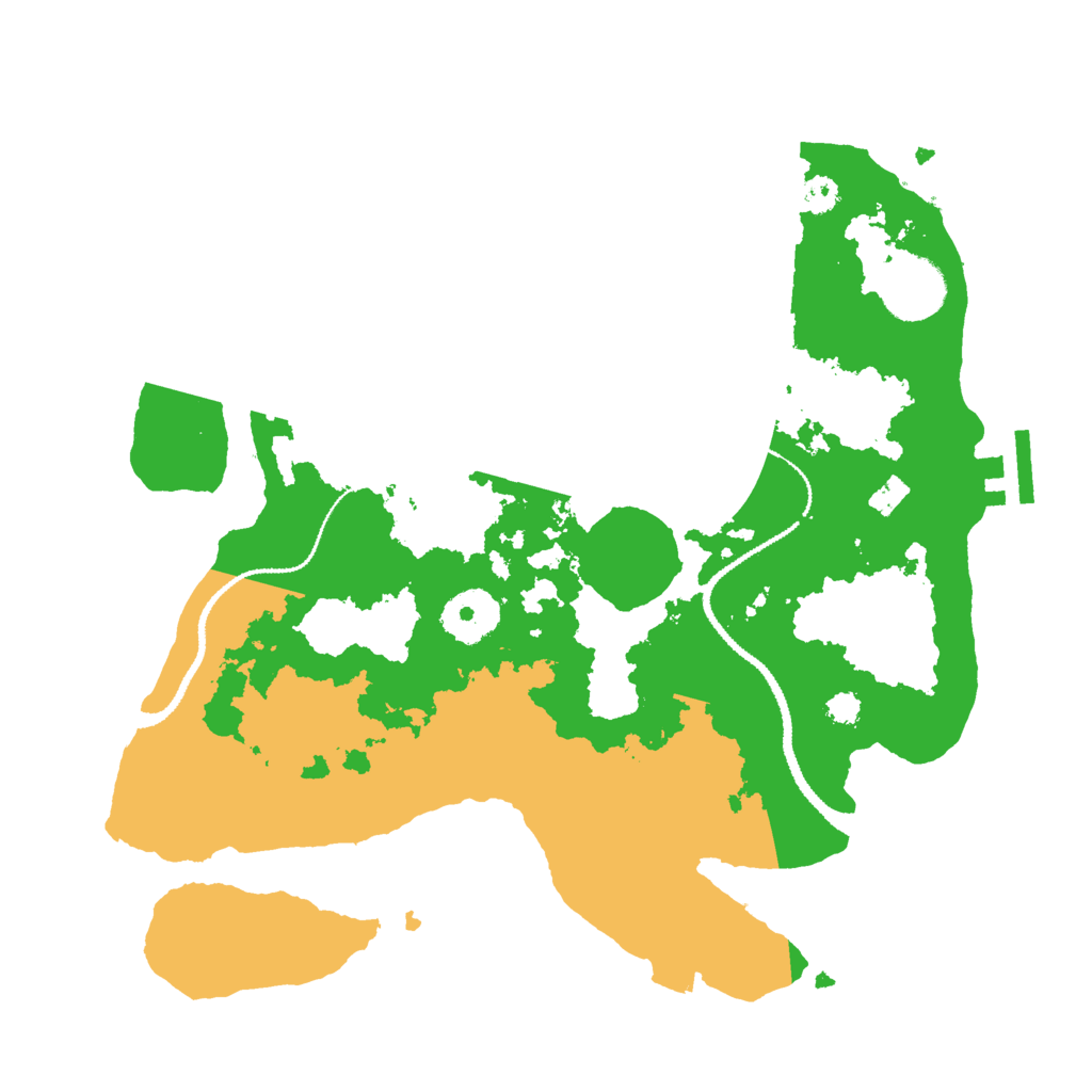 Biome Rust Map: Procedural Map, Size: 3000, Seed: 315156269