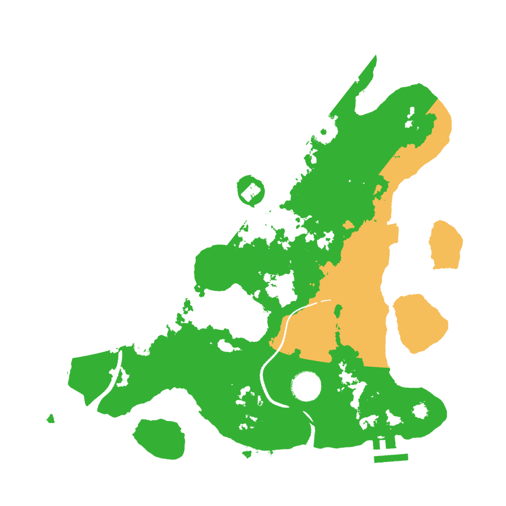 Biome Rust Map: Procedural Map, Size: 3000, Seed: 1297440155