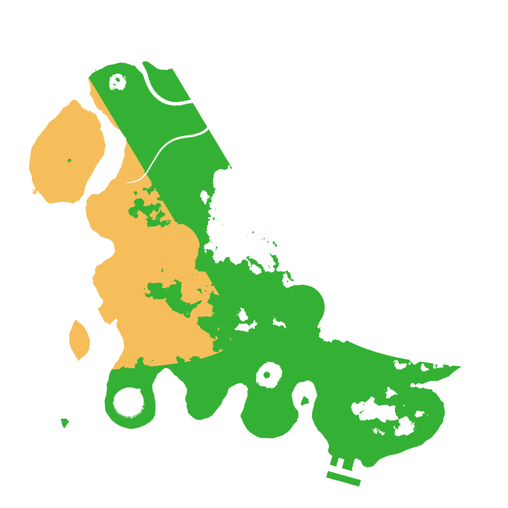 Biome Rust Map: Procedural Map, Size: 3000, Seed: 668997760