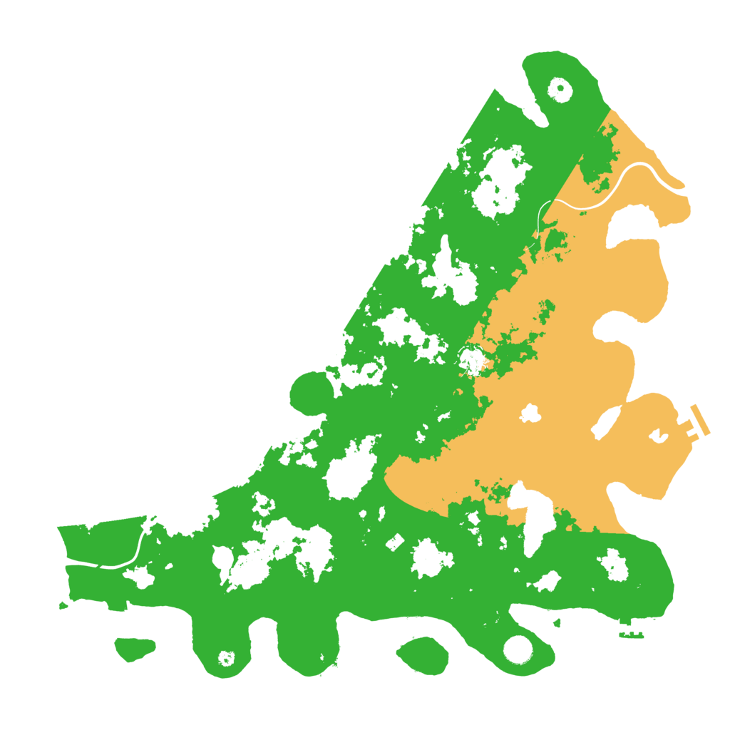 Biome Rust Map: Procedural Map, Size: 4500, Seed: 59463888