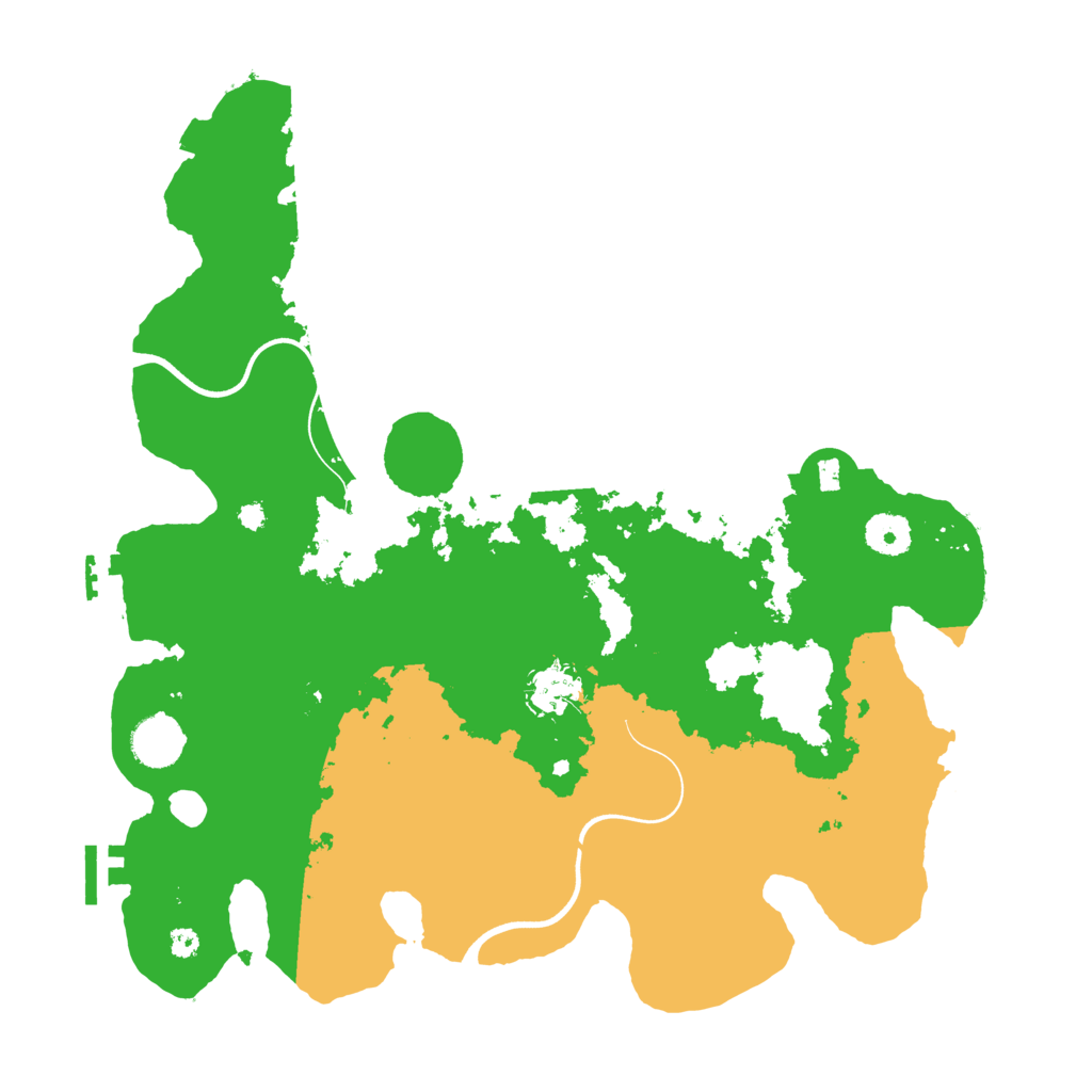 Biome Rust Map: Procedural Map, Size: 3700, Seed: 750933777