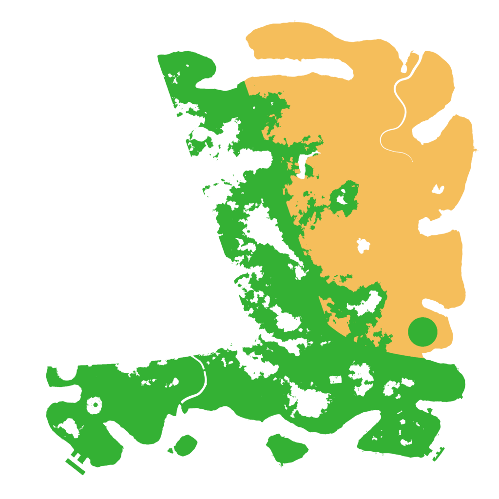 Biome Rust Map: Procedural Map, Size: 4500, Seed: 83746553