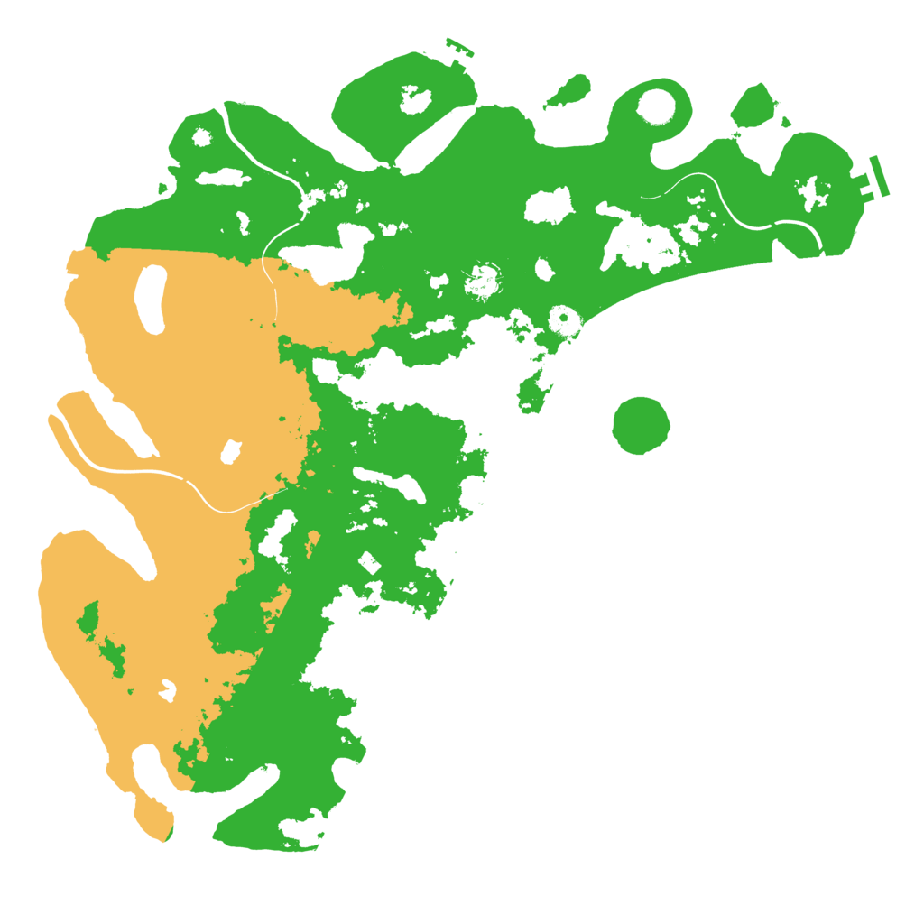 Biome Rust Map: Procedural Map, Size: 4500, Seed: 1740828054