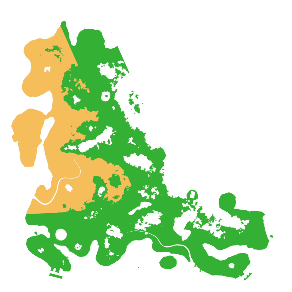 Biome Rust Map: Procedural Map, Size: 4500, Seed: 847953974