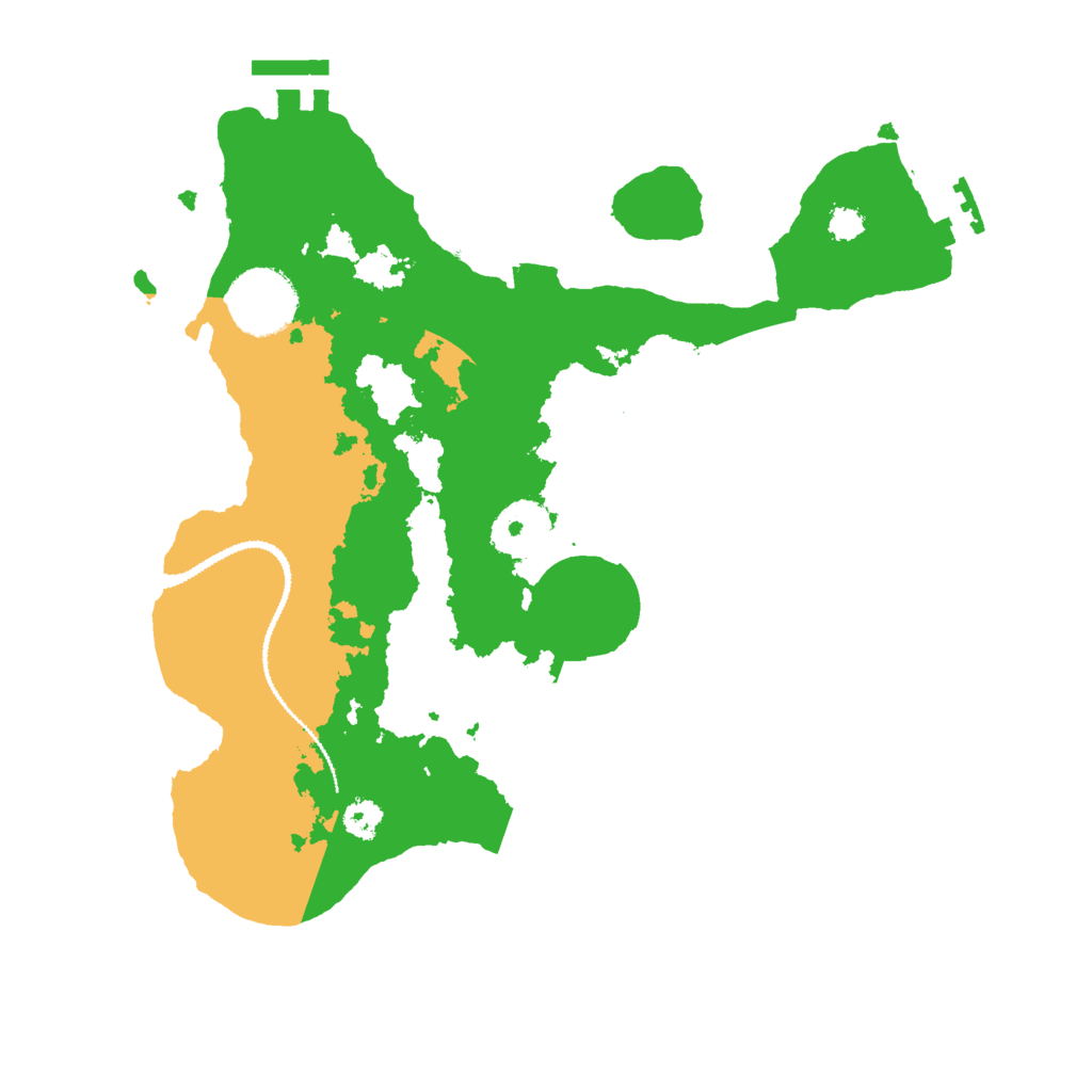 Biome Rust Map: Procedural Map, Size: 2850, Seed: 2233