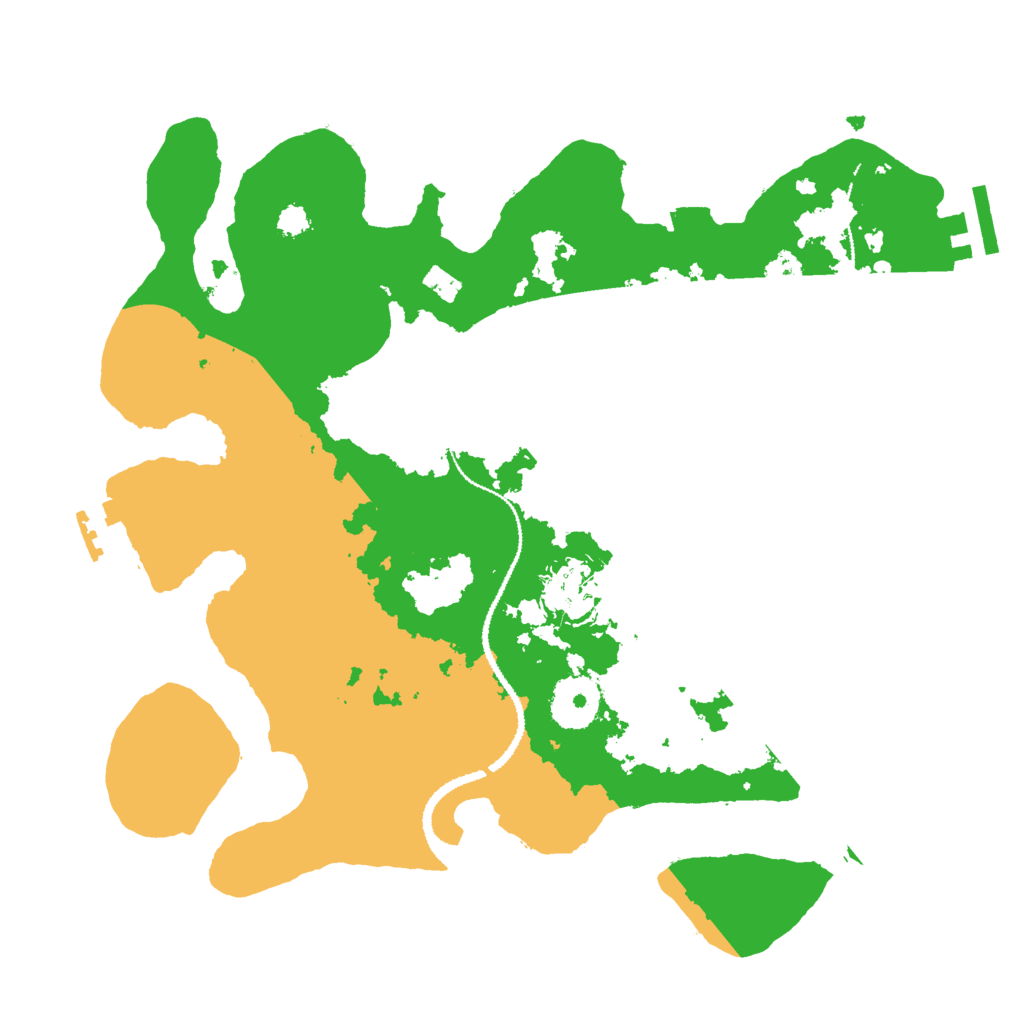 Biome Rust Map: Procedural Map, Size: 3000, Seed: 1936268631