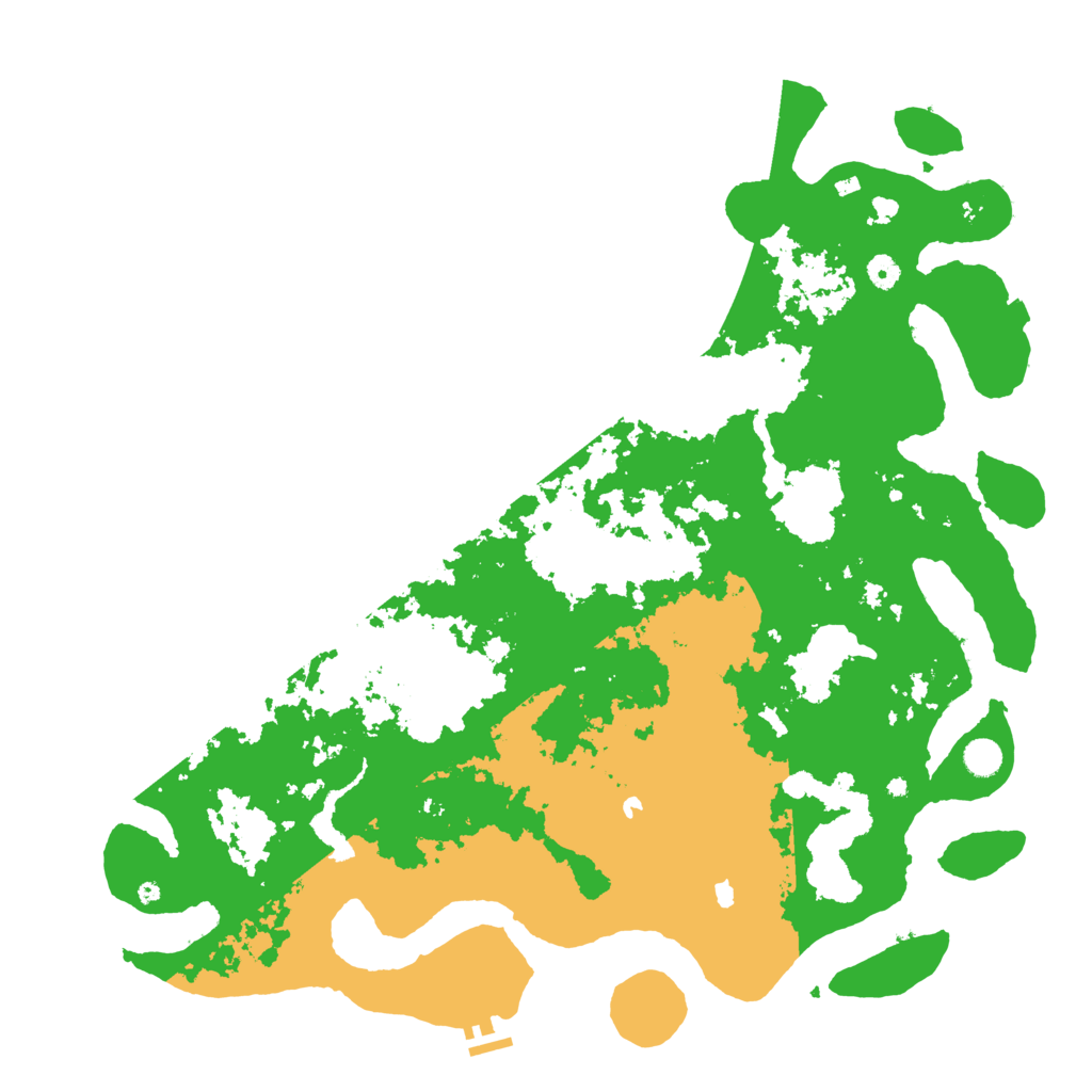 Biome Rust Map: Procedural Map, Size: 5000, Seed: 386989842