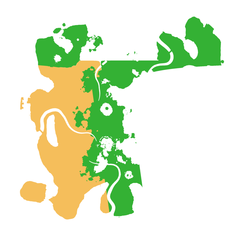 Biome Rust Map: Procedural Map, Size: 3000, Seed: 837687