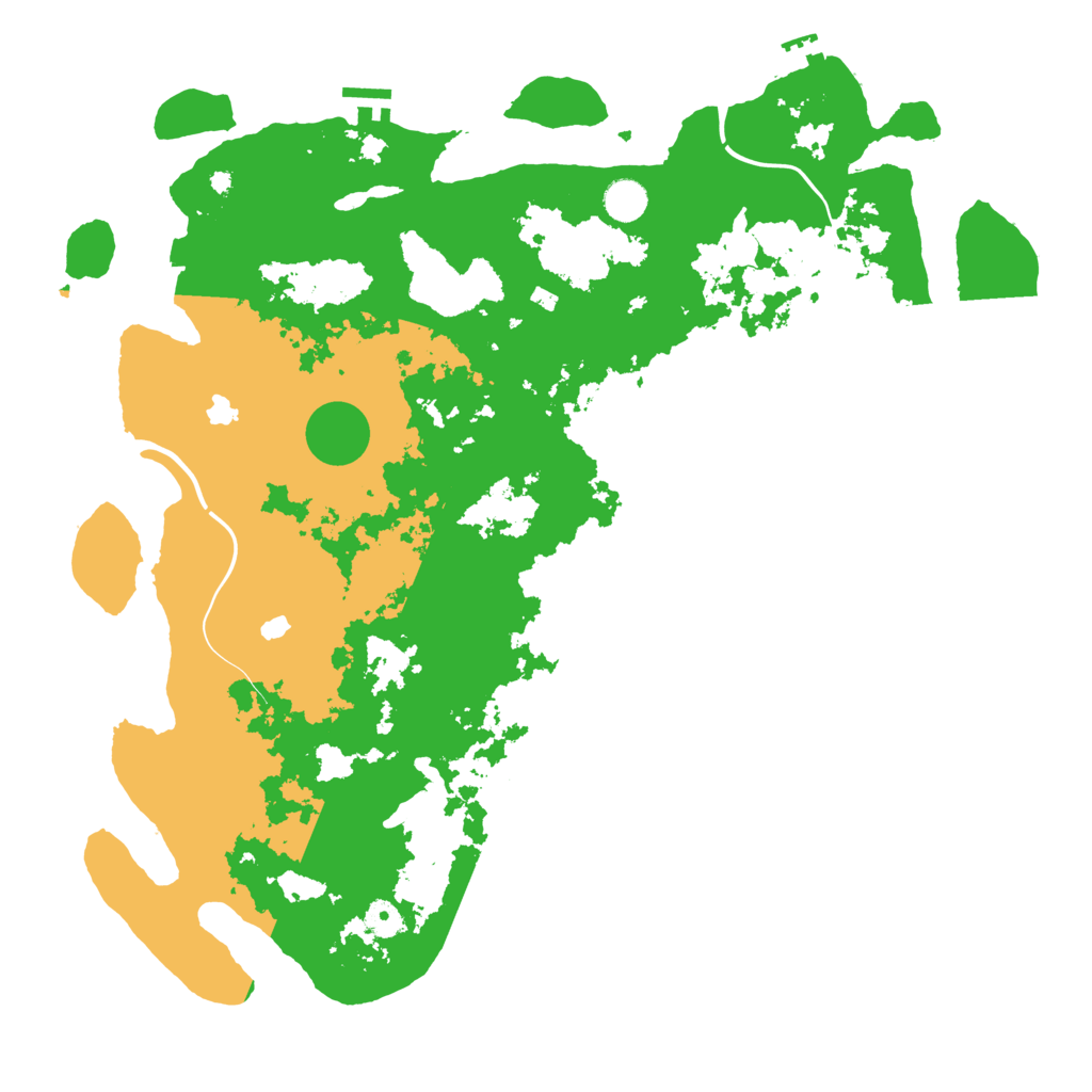 Biome Rust Map: Procedural Map, Size: 4500, Seed: 582426915