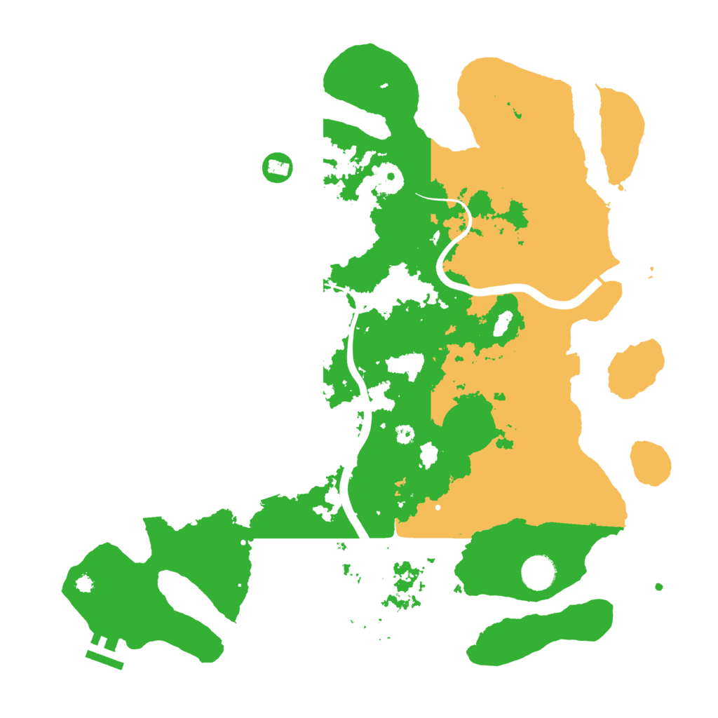 Biome Rust Map: Procedural Map, Size: 3750, Seed: 78862315