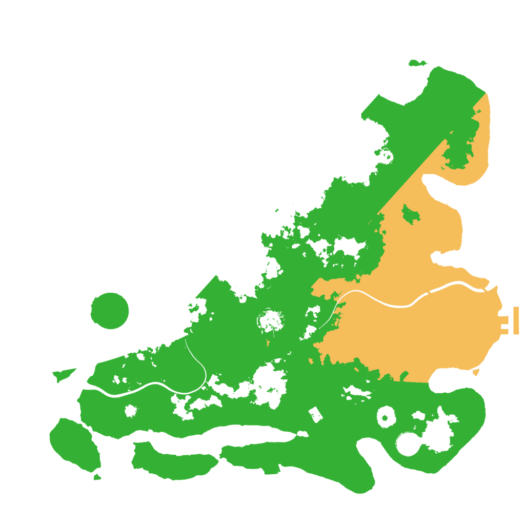 Biome Rust Map: Procedural Map, Size: 3850, Seed: 748252689