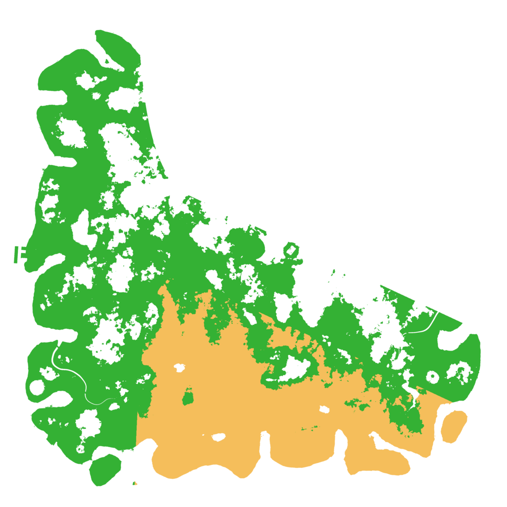 Biome Rust Map: Procedural Map, Size: 6000, Seed: 1513979696