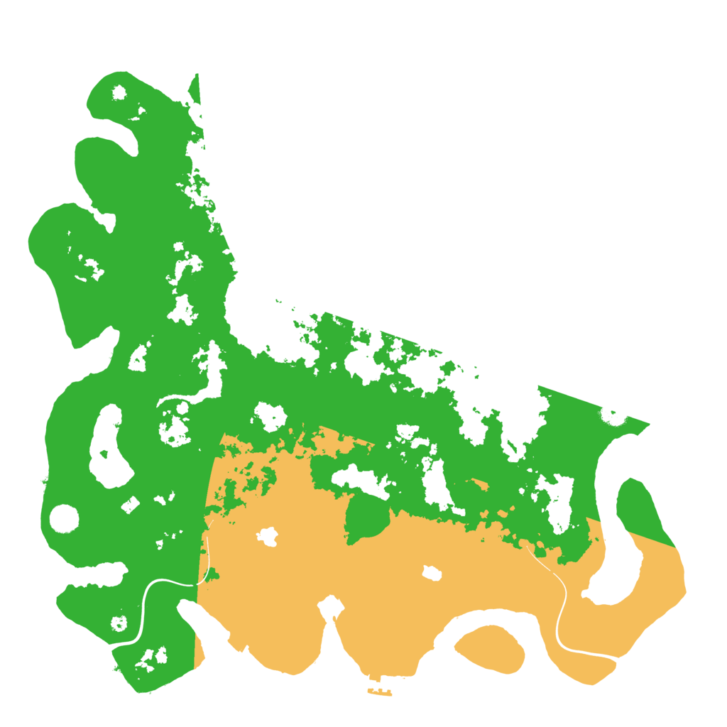 Biome Rust Map: Procedural Map, Size: 4500, Seed: 850290924