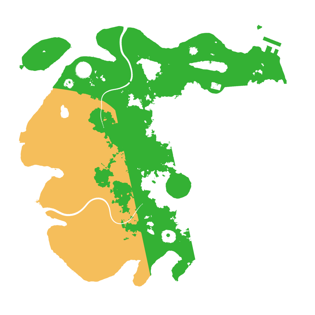 Biome Rust Map: Procedural Map, Size: 3400, Seed: 391089116