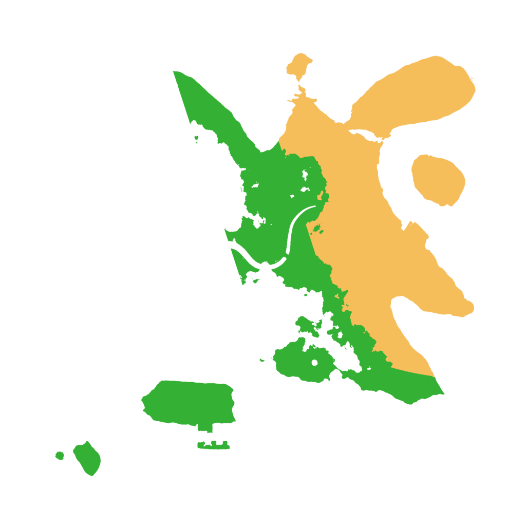 Biome Rust Map: Procedural Map, Size: 2500, Seed: 6506