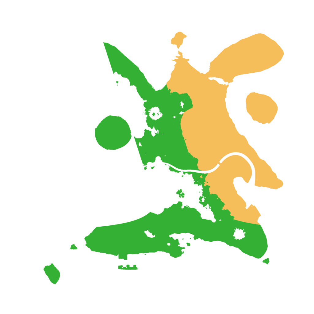 Biome Rust Map: Procedural Map, Size: 2500, Seed: 6506