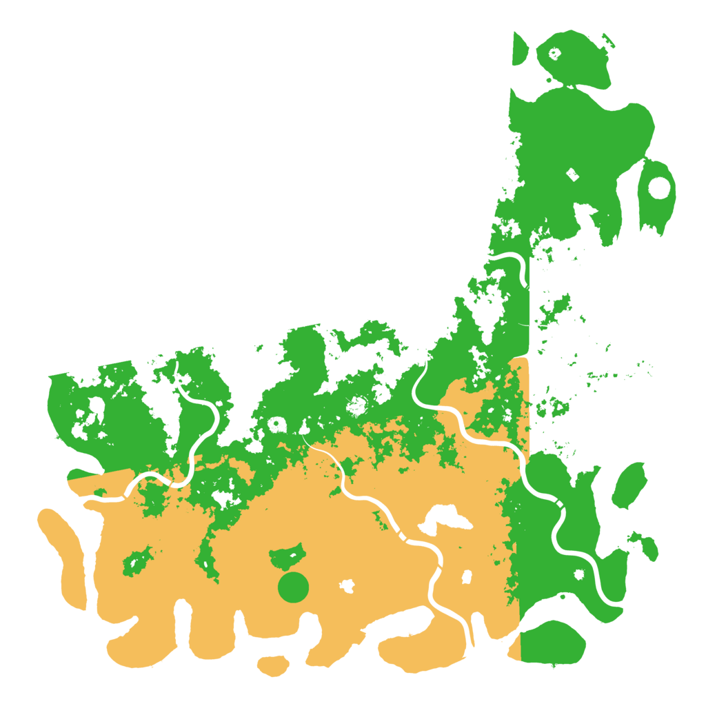Biome Rust Map: Procedural Map, Size: 6000, Seed: 1710129279