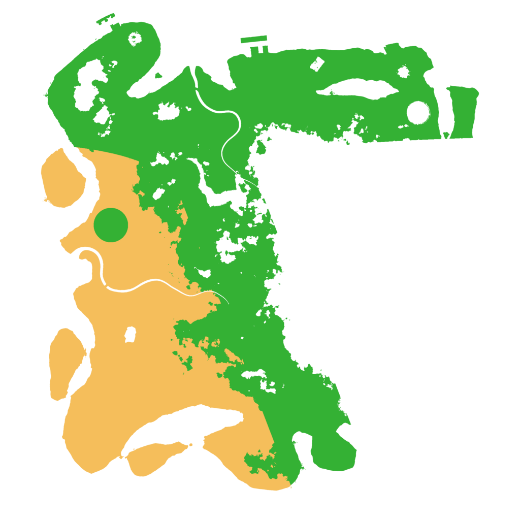 Biome Rust Map: Procedural Map, Size: 4000, Seed: 165105594