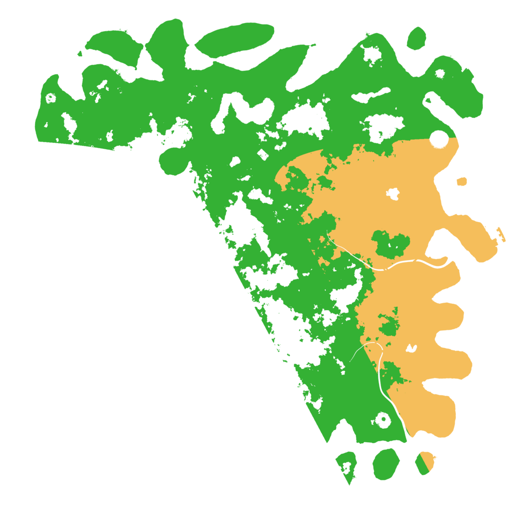 Biome Rust Map: Procedural Map, Size: 5000, Seed: 1291402976